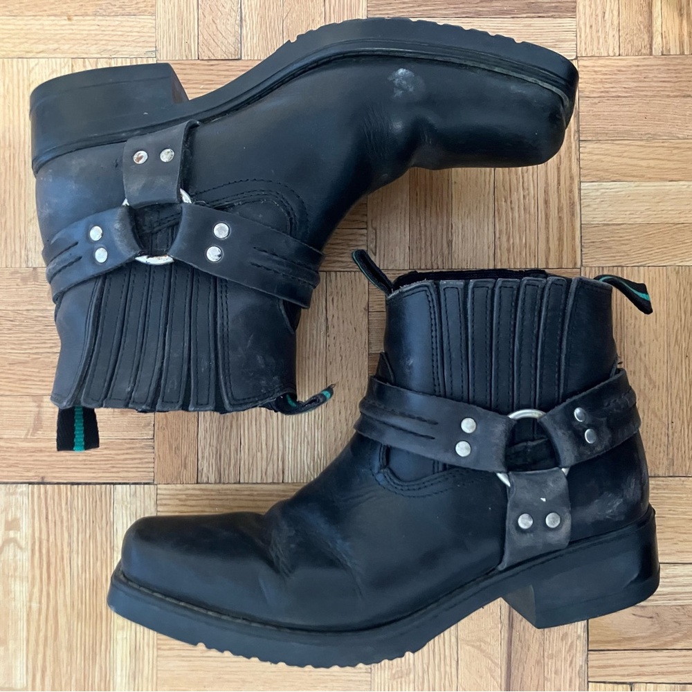 Joe Sanchez Leather Motorcycle Boots